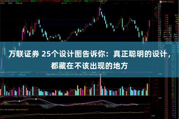 万联证券 25个设计图告诉你：真正聪明的设计，都藏在不该出现的地方