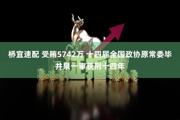 桥宜速配 受贿5742万 十四届全国政协原常委毕井泉一审获刑十四年