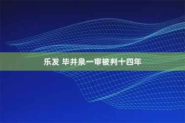 乐发 毕井泉一审被判十四年