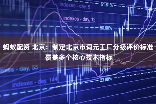 蚂蚁配资 北京：制定北京市词元工厂分级评价标准 覆盖多个核心技术指标